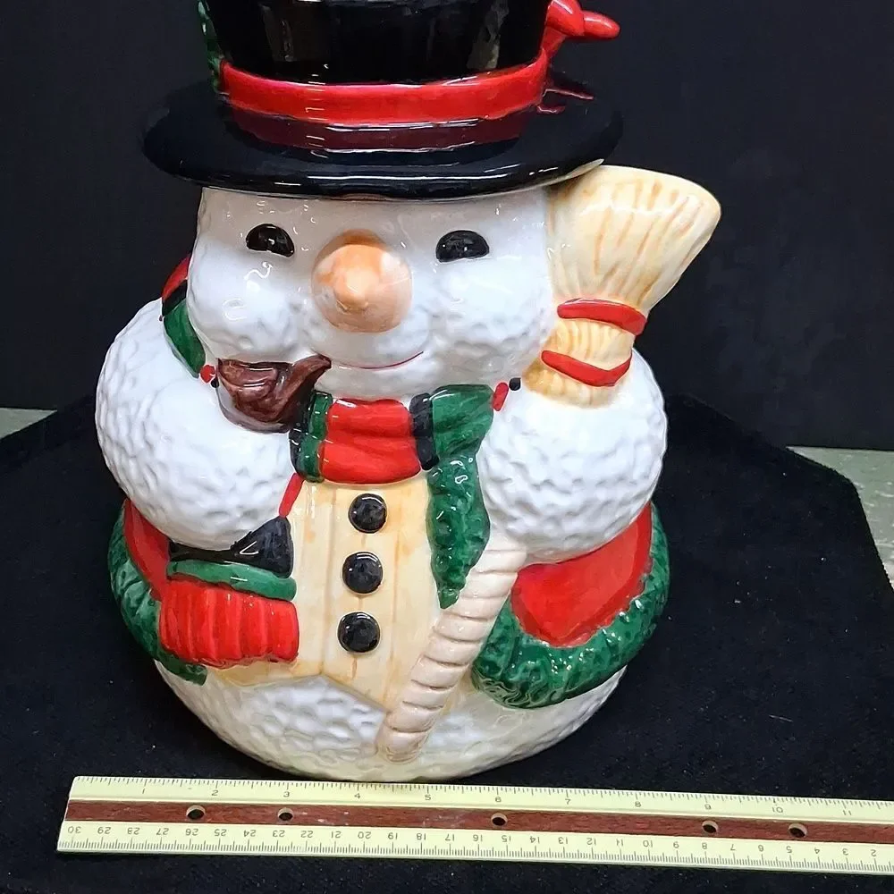 Snowman Cookie Jar./snack jar/treat jar‎